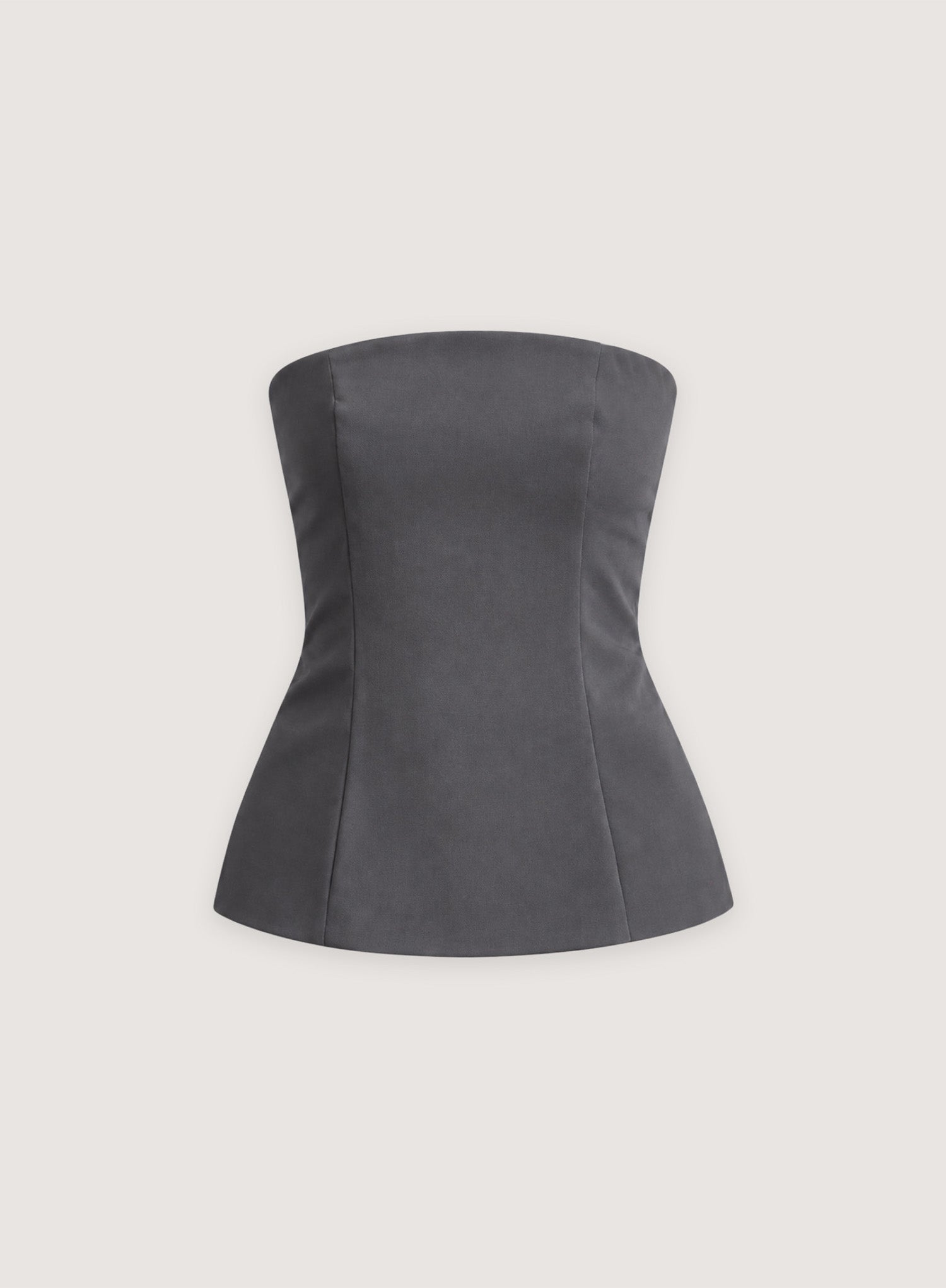 Grey Structured Corset